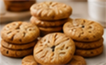 Galletas artesanales apiladas
